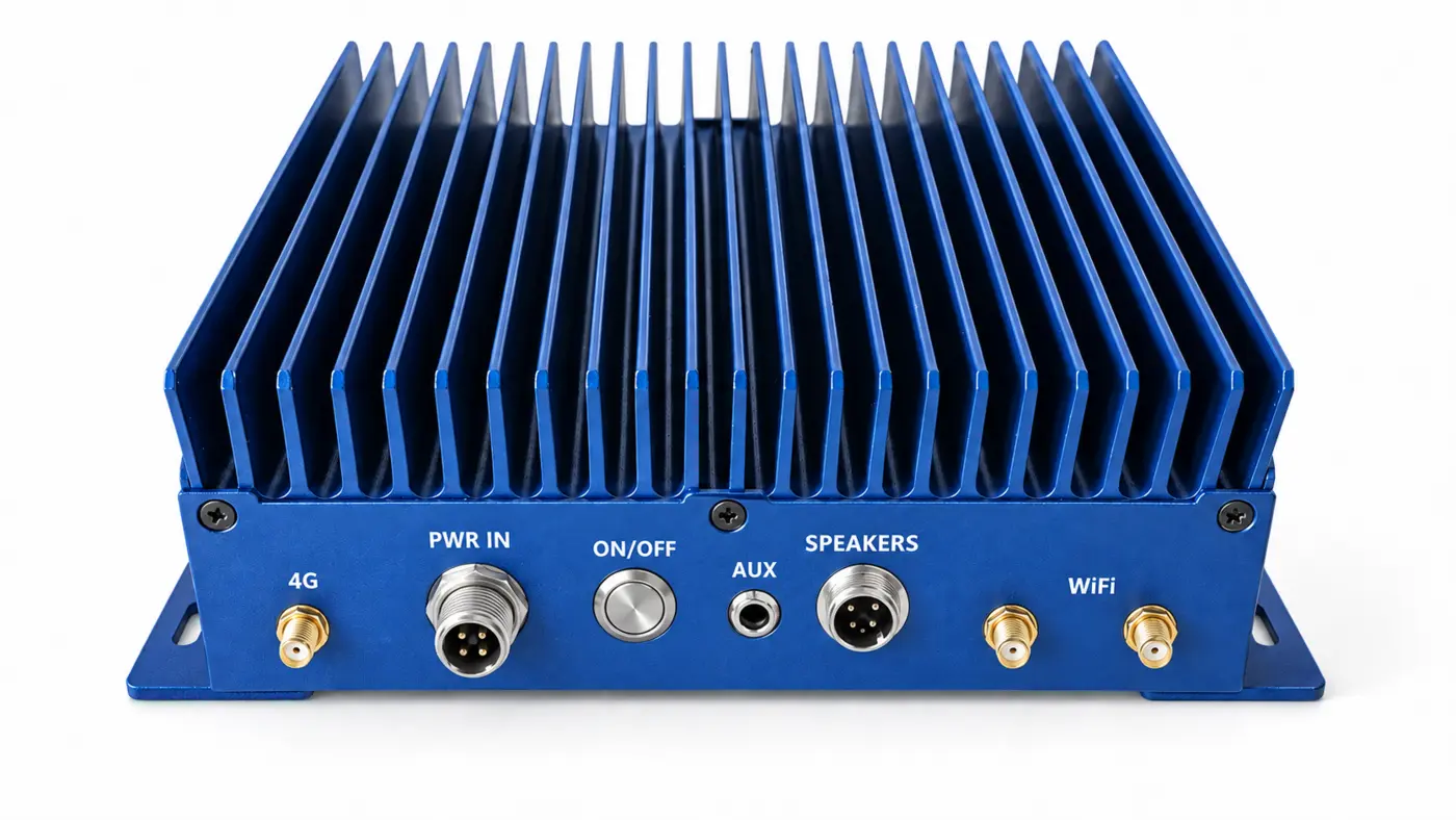 Fanless industrial computer